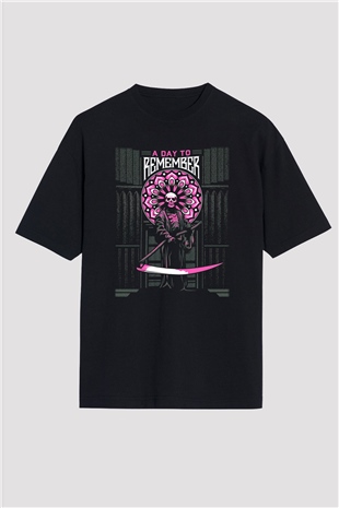 A Day To Remember Siyah Unisex Oversize Tişört T-Shirt