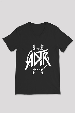 A Day To Remember Siyah Unisex V Yaka Tişört T-Shirt