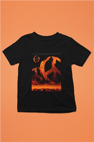 A Perfect Circle Baskılı Siyah Unisex Çocuk Tişört