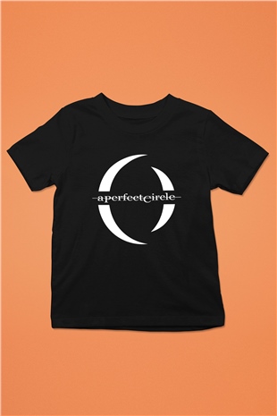A Perfect Circle Baskılı Siyah Unisex Çocuk Tişört