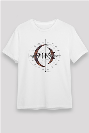 A Perfect Circle Baskılı Unisex Beyaz Tişört