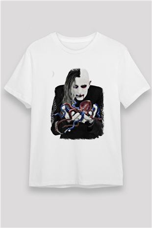 A Perfect Circle Baskılı Unisex Beyaz Tişört