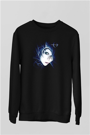A Perfect Circle Baskılı Unisex Siyah Sweatshirt