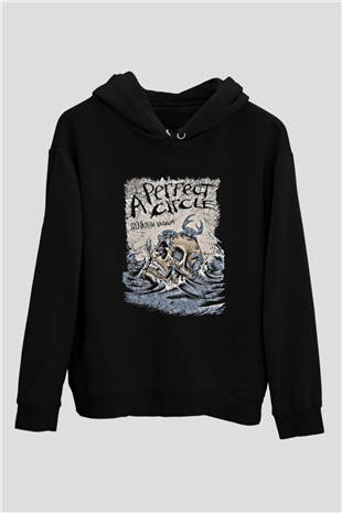 A Perfect Circle Baskılı Unisex Siyah Hoodie