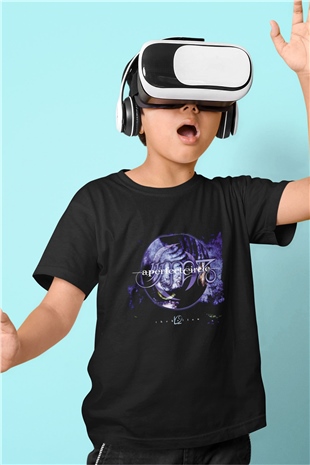 A Perfect Circle Baskılı Unisex Siyah Çocuk Tişört