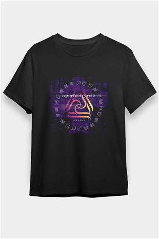 A Perfect Circle Baskılı Unisex Siyah Tişört