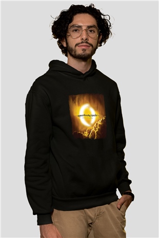 A Perfect Circle Baskılı Unisex Siyah Hoodie