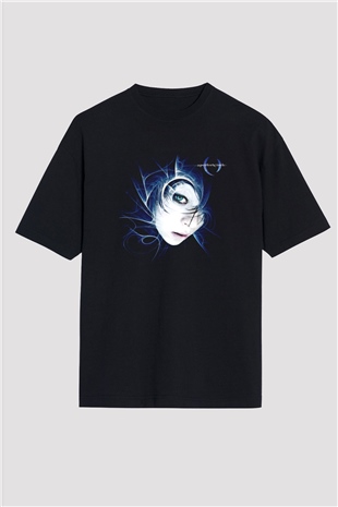 A Perfect Circle Baskılı Unisex Siyah Oversize Tişört
