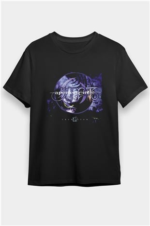 A Perfect Circle Baskılı Unisex Siyah Tişört