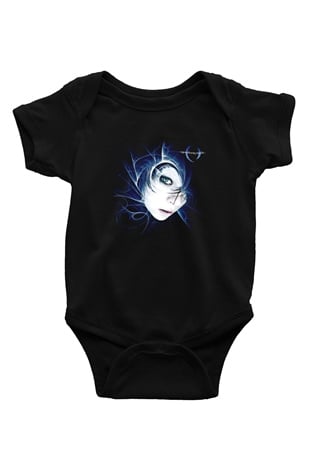 A Perfect Circle Baskılı Unisex Siyah Bebek Body - Zıbın