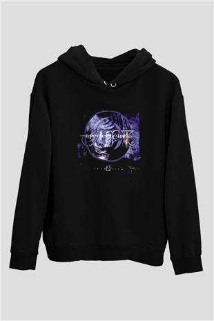 A Perfect Circle Baskılı Unisex Siyah Hoodie