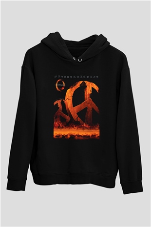 A Perfect Circle Siyah Unisex Kapüşonlu Sweatshirt
