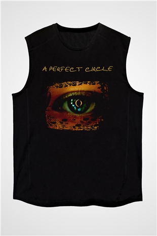 A Perfect Circle Siyah Unisex Kolsuz Tişört