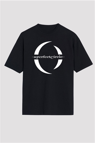 A Perfect Circle Siyah Unisex Oversize Tişört T-Shirt