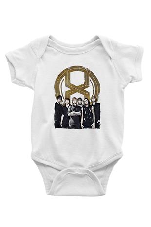 A Skylit Drive Baskılı Beyaz Unisex Bebek Body - Zıbın