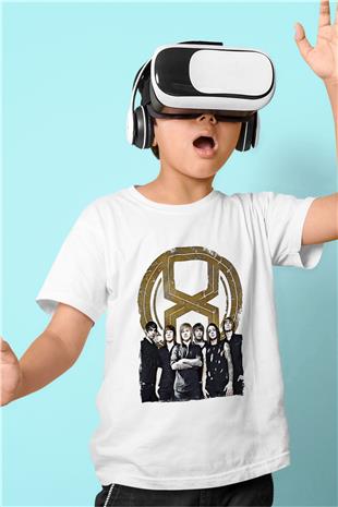A Skylit Drive Baskılı Beyaz Unisex Beyaz Çocuk Tişört - Tshirt