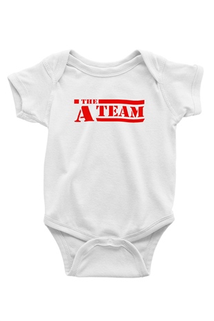 A-Team Beyaz Bebek Body - Zıbın