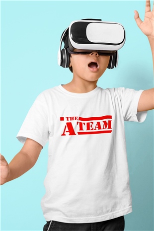 A-Team Beyaz Unisex Çocuk Tişört