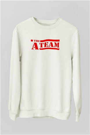 A-Team Beyaz Unisex Sweatshirt