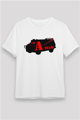 A-Team Beyaz Unisex Tişört T-Shirt