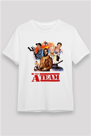 A-Team Beyaz Unisex Tişört T-Shirt