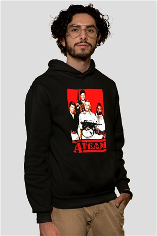 A-Team Siyah Unisex Hoodie