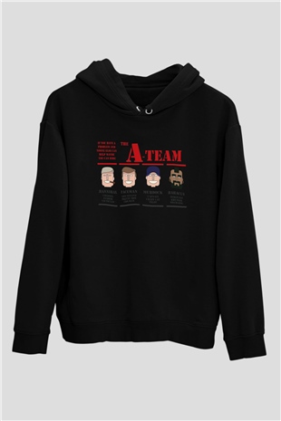A-Team Siyah Unisex Hoodie