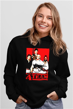 A-Team Siyah Unisex Hoodie