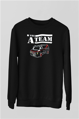 A-Team Siyah Unisex Sweatshirt