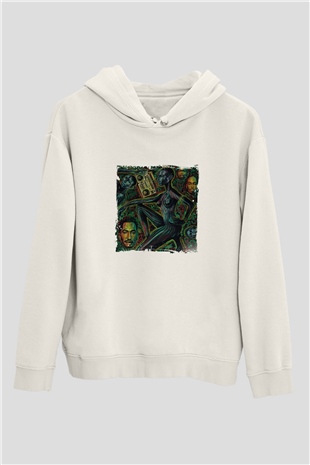A Tribe Called Quest Baskılı Unisex Beyaz Hoodie
