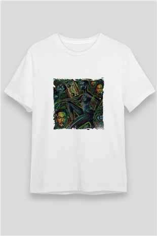 A Tribe Called Quest Baskılı Unisex Beyaz Tişört