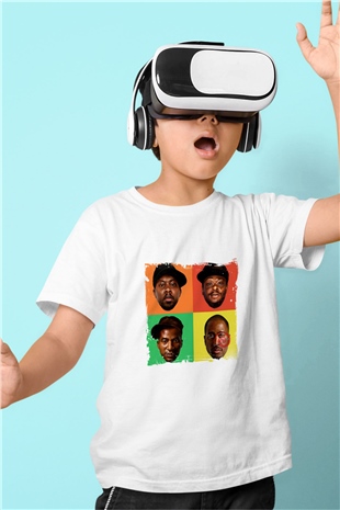 A Tribe Called Quest Baskılı Unisex Beyaz Çocuk Tişört