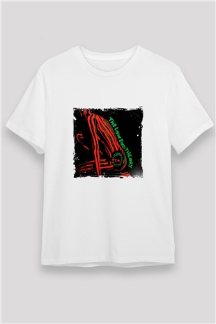 A Tribe Called Quest Baskılı Unisex Beyaz Tişört
