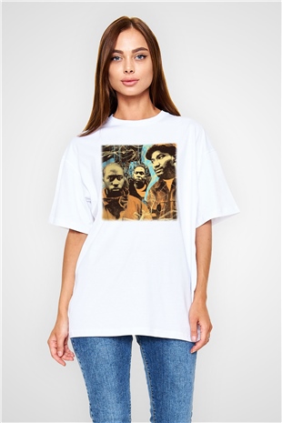A Tribe Called Quest Beyaz Unisex Oversize Tişört T-Shirt