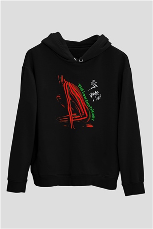 A Tribe Called Quest Siyah Unisex Kapüşonlu Sweatshirt