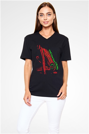 A Tribe Called Quest Siyah Unisex V Yaka Tişört T-Shirt