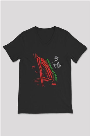 A Tribe Called Quest Siyah Unisex V Yaka Tişört