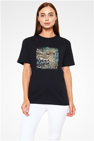 A Wilhelm Scream Baskılı Unisex Siyah Tişört