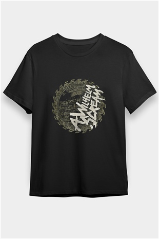 A Wilhelm Scream Baskılı Unisex Siyah Tişört