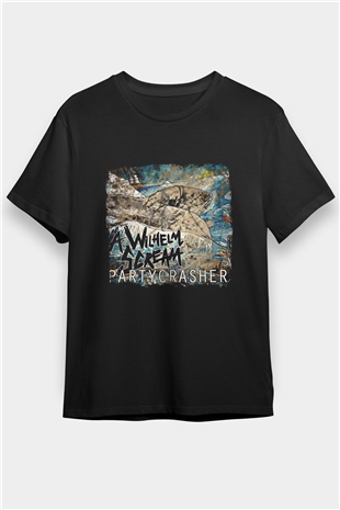 A Wilhelm Scream Baskılı Unisex Siyah Tişört