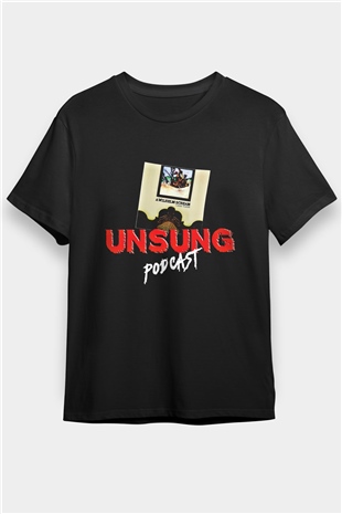 A Wilhelm Scream Baskılı Unisex Siyah Tişört