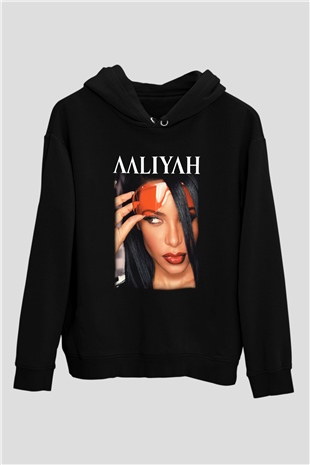 Aaliyah Siyah Unisex Hoodie