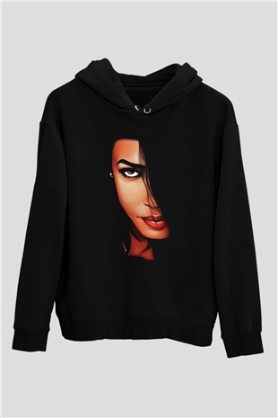 Aaliyah Siyah Unisex Hoodie