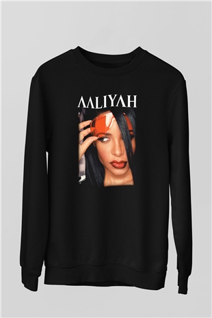 Aaliyah Siyah Unisex Sweatshirt