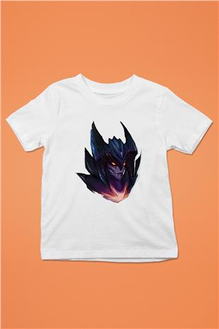 Aatrox James Baskılı Beyaz Unisex Beyaz Çocuk Tişört - Tshirt