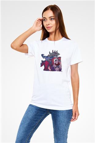 Aatrox James Baskılı Unisex Beyaz Tişört - Tshirt