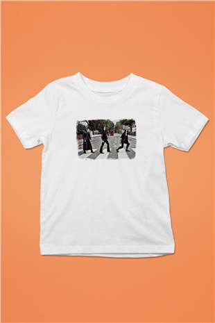 Abbath Baskılı Unisex Beyaz Çocuk Tişört