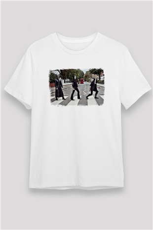 Abbath Baskılı Unisex Beyaz Tişört