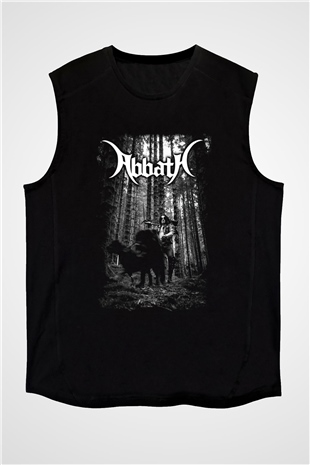 Abbath Siyah Unisex Kolsuz Tişört