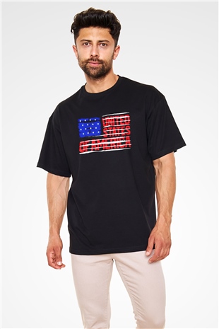 ABD Siyah Oversize Tişört Oversize T-shirt - TişörtFabrikası
